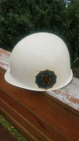 Vintage Ww2 Era U.  S.  American Legion Westinghouse Helmet Liner -