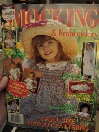 Australian Smocking And Embroidery Issue 26 Vintage Spring 1993