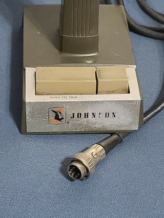 Vintage Johnson Viking Desktop CB/Ham Radio Microphone 5 Pin Mic 2