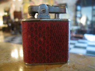Vintage Ronson Whirlwind Leather Wrapped Lighter