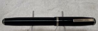 Vtg Esterbrook Fountain Pen Black Silver 9668 Tip