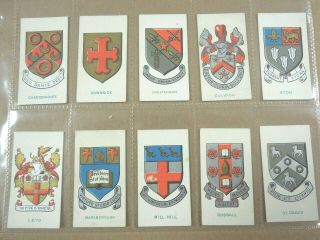 1930 School Badges Godfrey Phillips Comp.  Tobacco Card Set 25 Cards