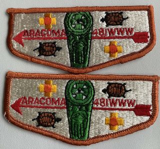 Boy Scout Oa 481 Aracoma Vintage S1 Varieties
