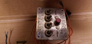 Vintage 1956 Christ Craft Electric Warning Switch Panel By Crusader Marine