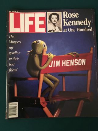July 1990 Issue Of Life With Tributes To Jim Henson And Rose Kennedy