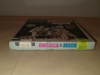 Vintage circa 1969 America On The Moon 8MM Film in B&W - Castle Films 1908 2