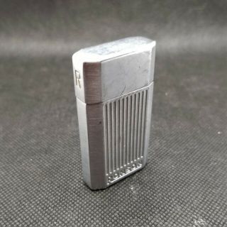 Vtg Vintage Ronson Jet Lite Flip Top Aluminum Butane Torch Lighter
