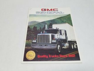 Vintage Gmc General Tn - 9500 Truck Tractor Dealer Sales Brochure Images Specs