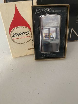 Vintage 1973 Slim Zippo Lighter