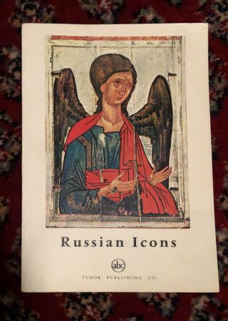 Russian Icons Tudor Publishing Mini Book Vintage 1950 - 1960 