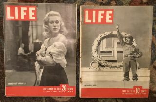 Life Magazines Reserved Jabukspora May 14 1945 Sept 20 1948