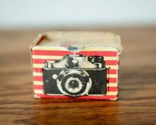 Vintage Mini Spy Camera Box Spy Camera Crystar Camera Box Only