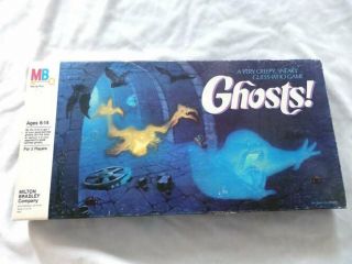Vintage 1985 Milton Bradley Ghosts Board Game Complete