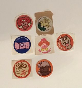 1980’s Vintage Stickers.  80’s Scratch And Sniff Stickers.