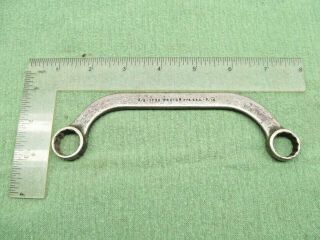 Vintage Proto 1730 5/8 " X 9/16 " Double Box End Half Moon Obstruction Wrench,  Usa