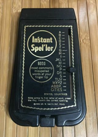 Vintage Instant Speller For 6,  000 Most Commonly Misspelled Words - 1970 