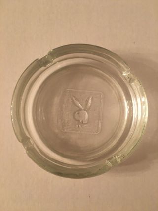Authentic Vintage Playboy Glass Ashtray 1978 In