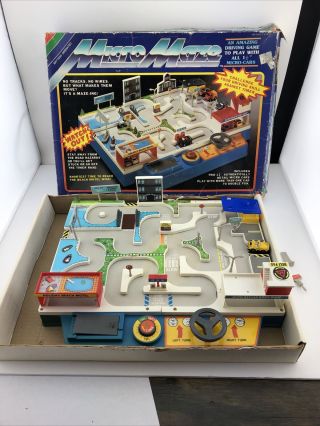 Pre Loved Micro Maze Race Car Game Vintage Battery Operated Dah Yang Toys Sna