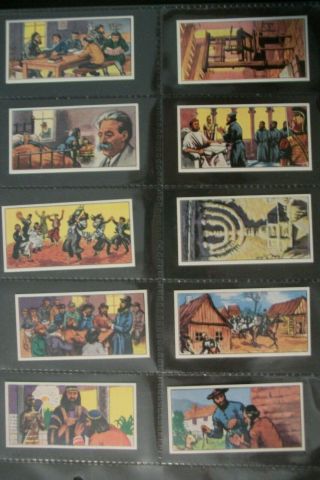 LIKE CIGARETTE TOBACCO CARDS LONDON SYNAGOGUE JEWISH LIFE IN MANY LANDS 1960 2