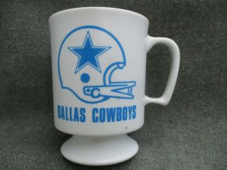 Vintage 1971 1972 Dallas Cowboys Bowl Vi 6 Coffee Cup Mug Braniff Airlines