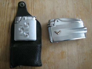 Vintage Ronson Lighters 2.  Varaflame.  Ronson Cased Small Lighter