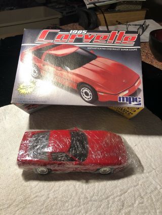 Vintage 1985 Chevy Corvette Mpc 1:24 Scale Model Kit 1 - 3727 Assembled Parts