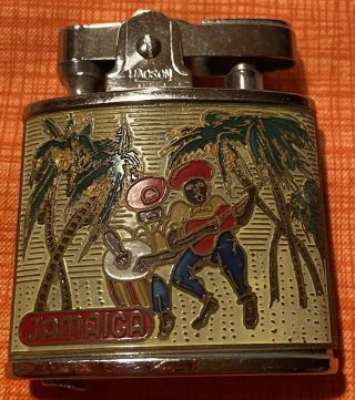 Vintage Hadson Superior Lighter Jamaica Theme 2