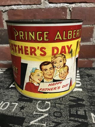 Vintage Rare Prince Albert Fathers Day Tobacco Can