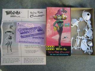 Vintage 1964 Hawk Weird - Ohs Sling Rave Curvette Model Kit 637 - 50