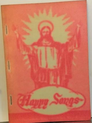 Happy Songs Vintage 1958.  Stamps Quartet Music Co.  138 Songs.  Shape Notes.