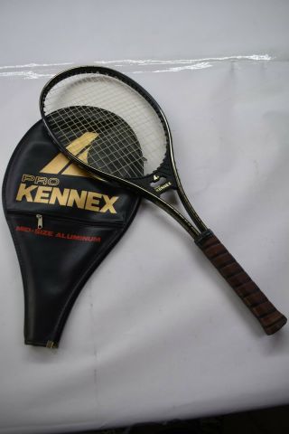 Vintage Pro Kennex Power Ace 93 Tennis Racket Raquet with Cover Grip 2