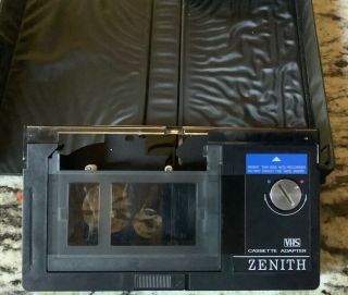 Holiday Present: Vintage Zenith Vhs - C Cassette Adapter Vac414 With Case