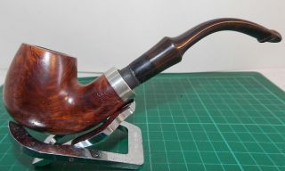 Good Looks/condition/grained Reject " K&p Petersons " 3/4 Bent 312? Shape Pipe.