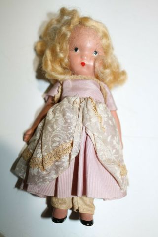 Vintage Nancy Ann Storybook 5 1/2 " Bisque Doll