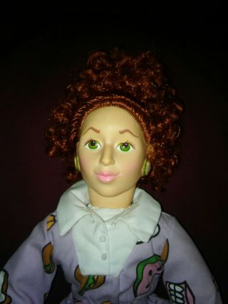 Miss Frizzle Doll Magic School Bus Vintage Collectible Storybook Doll