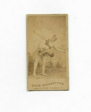 Rare,  Dixie Cigarettes Tobacco Card " A Night In Venice " Allen & Ginter,  Richmond Va.