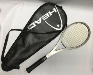Vintage Head Amf Arthur Ashe Competition Tennis Racket Racquet 4 1/2m