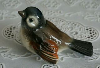Vintage Goebel Bird Figurine Sparrow Cv 72 Tmk - 3,  Germany