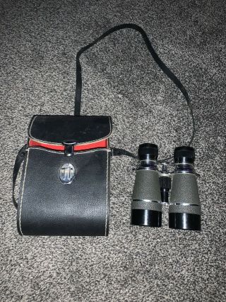 Vintage Stellar 4 X 40 Field Glasses Birding Hunting Binoculars With Case