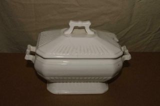 Rare Vintage Royal Sealy Electric White Soup Tureen With Lid Gravy