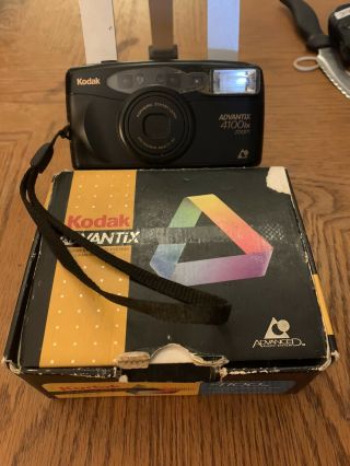 Vintage Kodak Advantix 4100ix Zoom Point & Shoot 35mm Film Camera