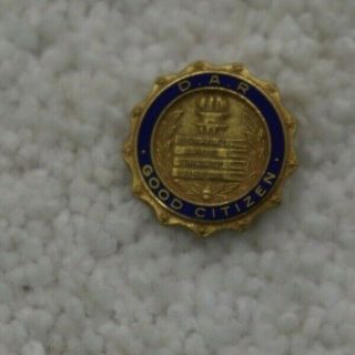 Vintage Dar Daughters Of The American Revolution Good Citizen Award Pin