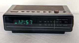 Vintage National Panasonic Rc - 65b Digital Clock Radio - Great