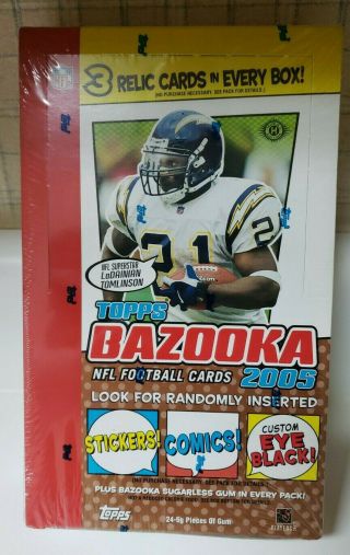2005 Topps Bazooka Football Hobby Box A.  Rodgers,  F.  Gore,  Alex Smith Rc?