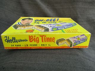 VINTAGE 1950s OH - GEE BIG TIME 5 CENT CANDY BAR STORE DISPLAY BOX CENTRALIA,  IL. 2