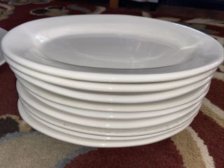 Vintage Restaurant Ware Ventura China Oval Platter Dishes Set Of 9 Steaks Lunch