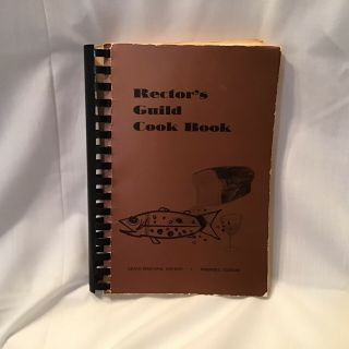 Vintage Spiral Church Cookbook Soft Cover Recipe Book Freeport Illinois