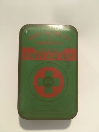 Vintage Boy Scout First Aid Kit Boys Scouts Of America