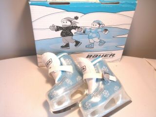 Vintage.  Pair.  Of.  Bauer.  Lil Angel Ii.  Youth.  Ice.  Skates.  Size 6