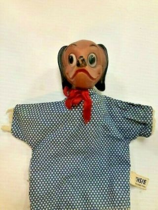 Vintage Disney Dachsie Lady And The Tramp Hand Puppet Gund Mfg.  Puppet